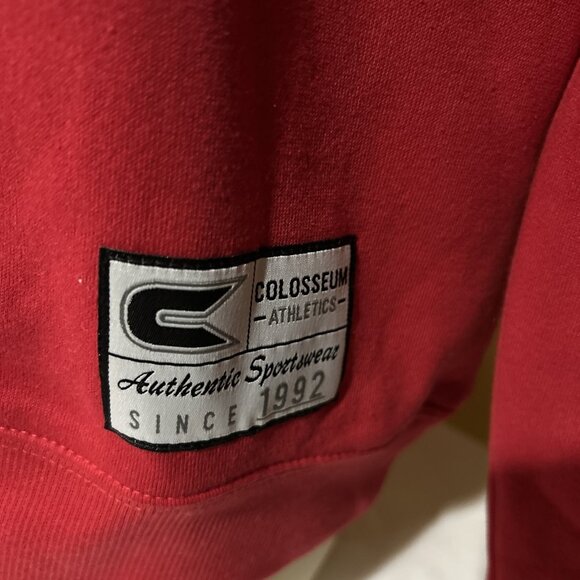 NEW Ohio State Buckeyes OSU Colosseum Embroidered Red Crew Sweatshirt Men's L - Picture 6 of 11